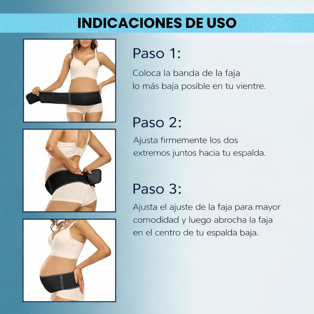 BellyCare® -Cinturón de Embarazo para Alivio Lumbar y Mejor Postura